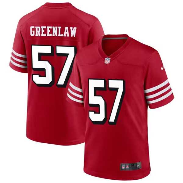 Men & Women & Youth San Francisco 49ers #57 Dre Greenlaw New Red Game Jersey->san francisco 49ers->NFL Jersey